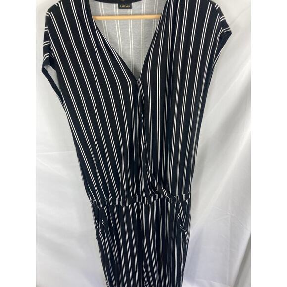 Lascana Wrap Front Striped Jumpsuit Size 12 - Picture 4 of 8